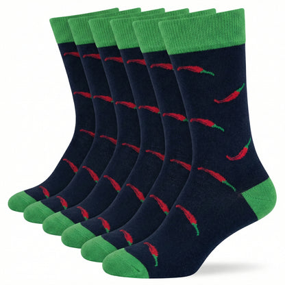 Motivsocken Chili Bio Baumwolle