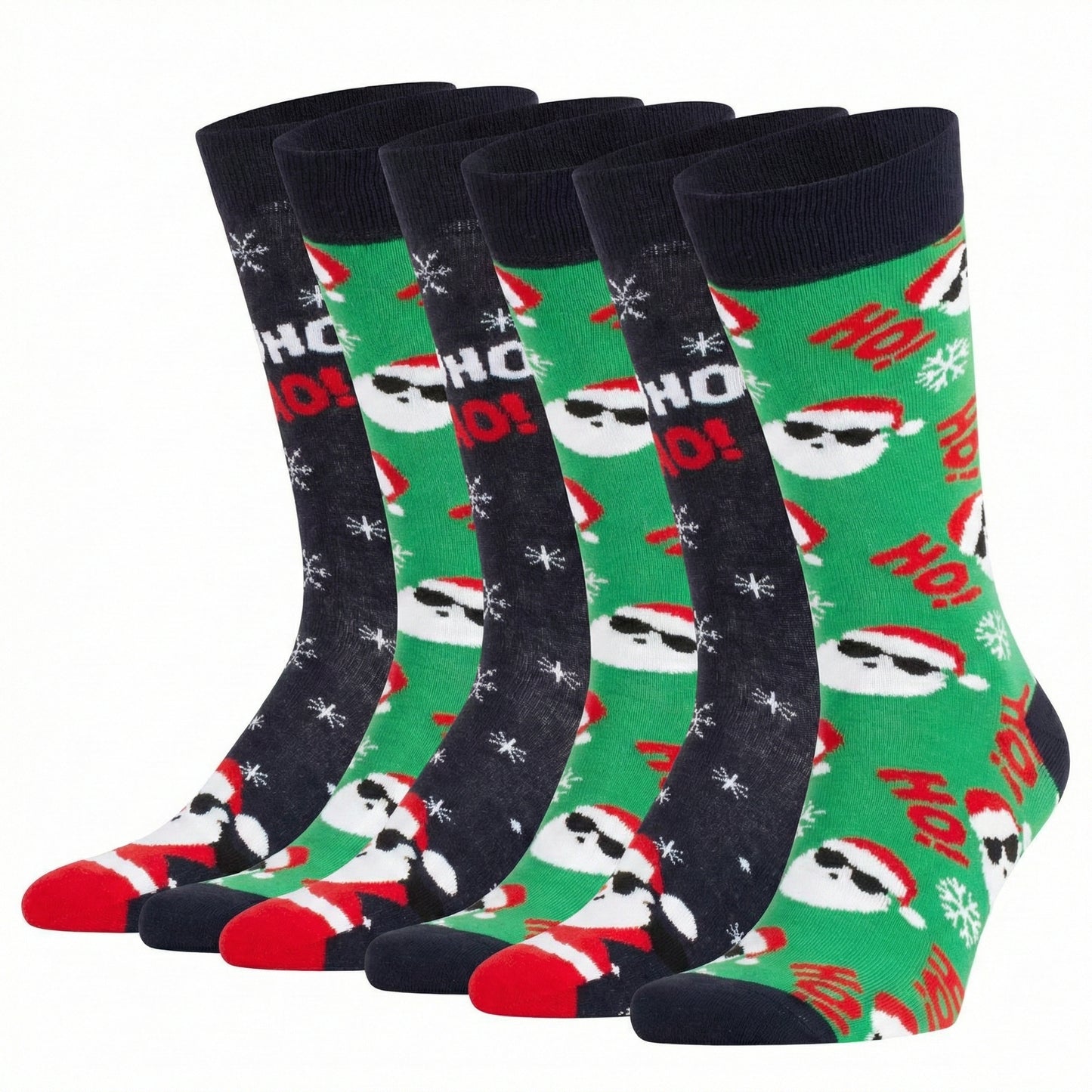 Ugly Christmas Socken "Santa Mix" Bio Baumwolle