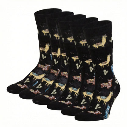 Motivsocken Lamas Bio Baumwolle