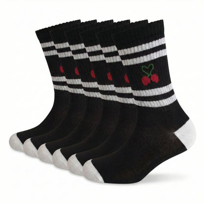 Motivsocken Cherry