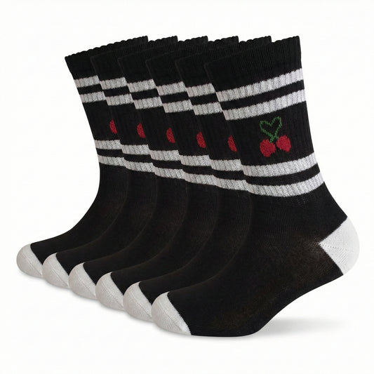 Motivsocken Cherry