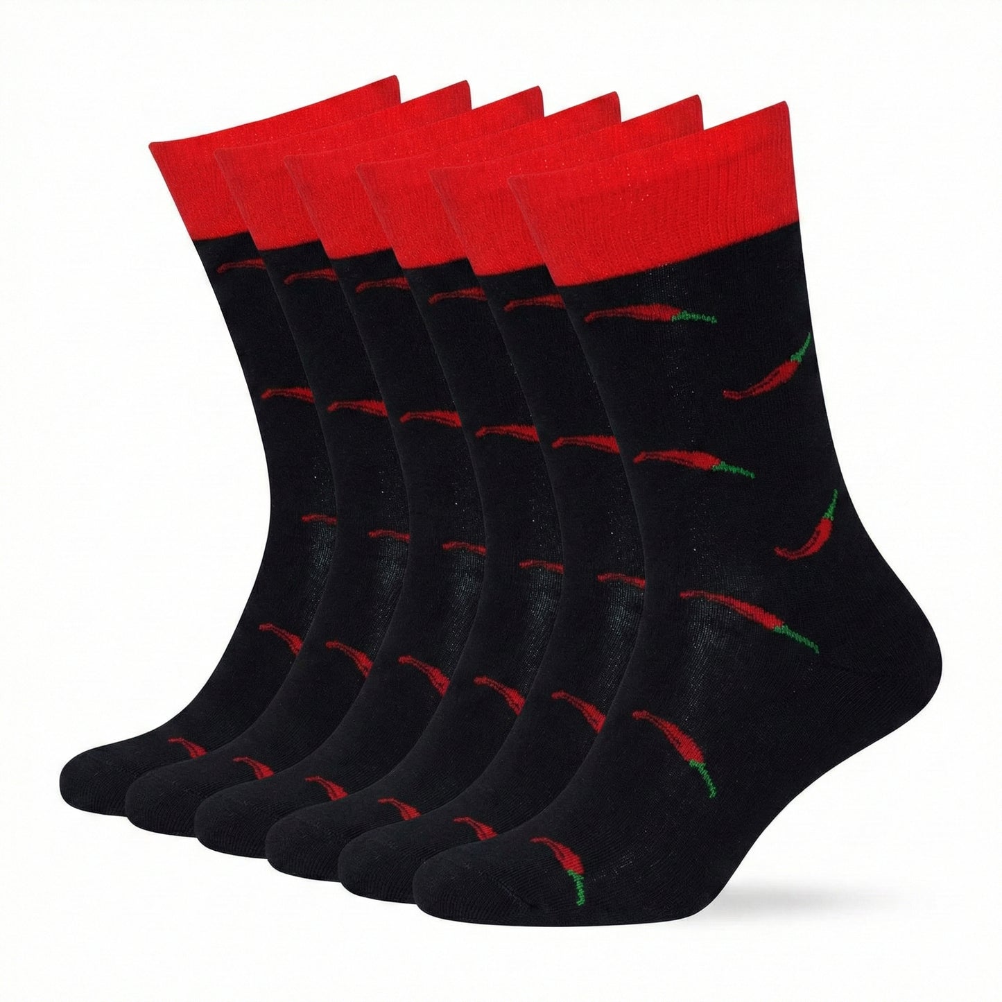 Motivsocken Chili Bio Baumwolle