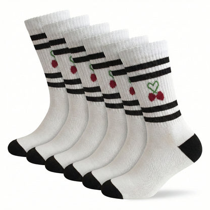 Motivsocken Cherry