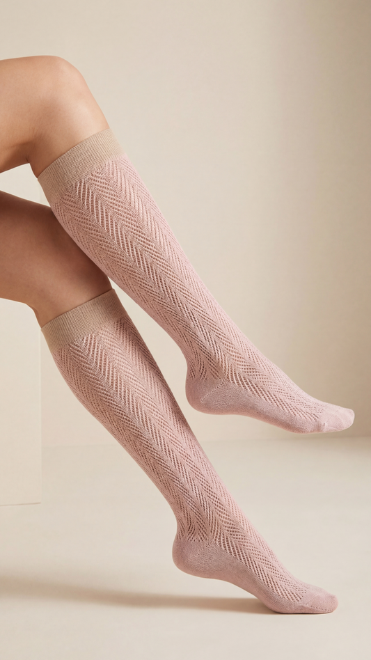 Damen Fashion Kniestrümpfe 8 Farben