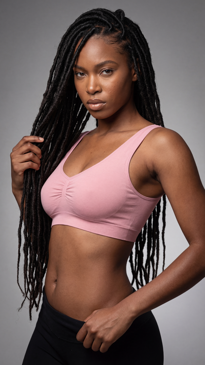 oaknox Damen Bustier nahtlos Sport-BH