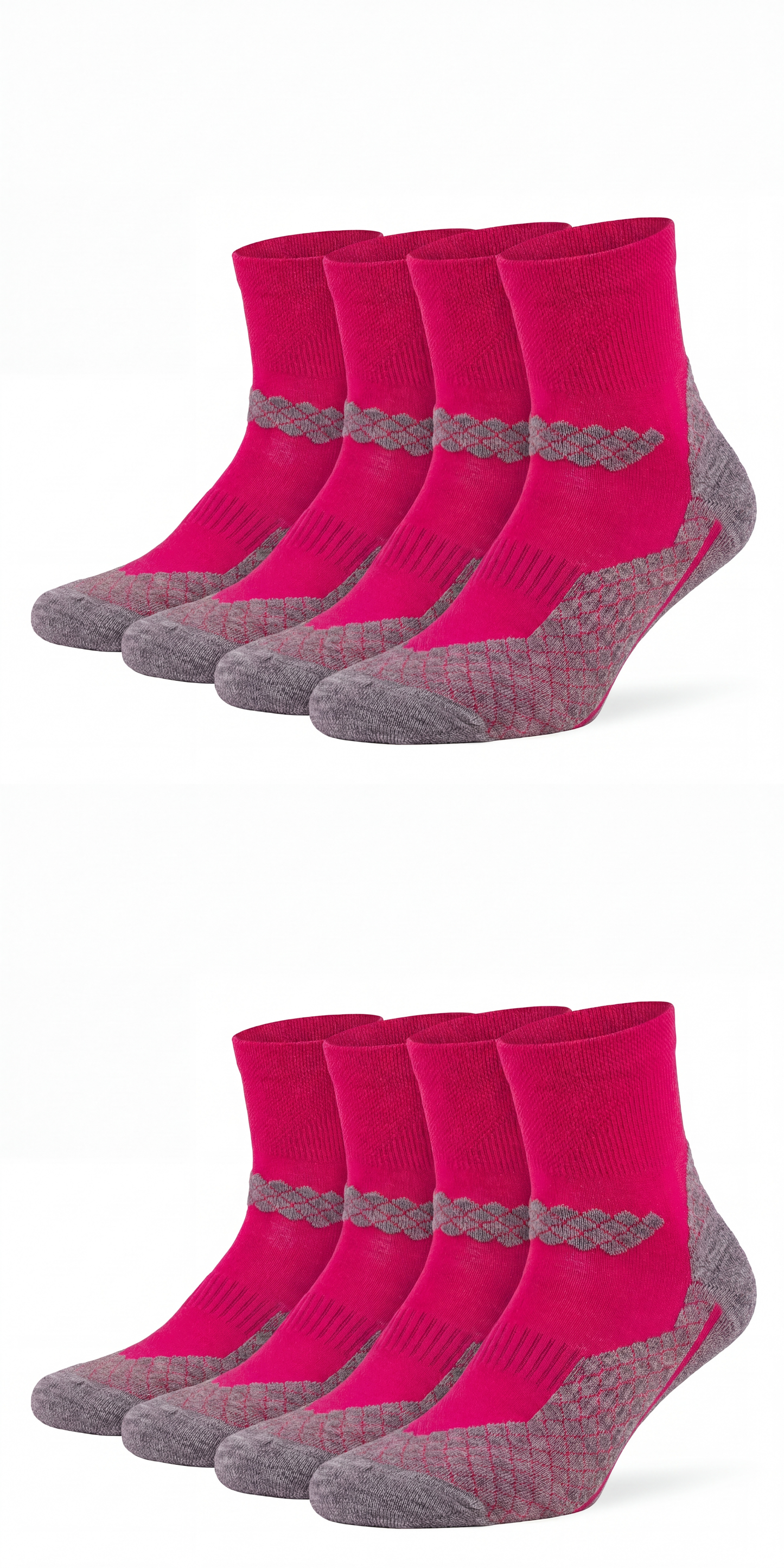 Bunte Trekking Socken kurz All Season Merino
