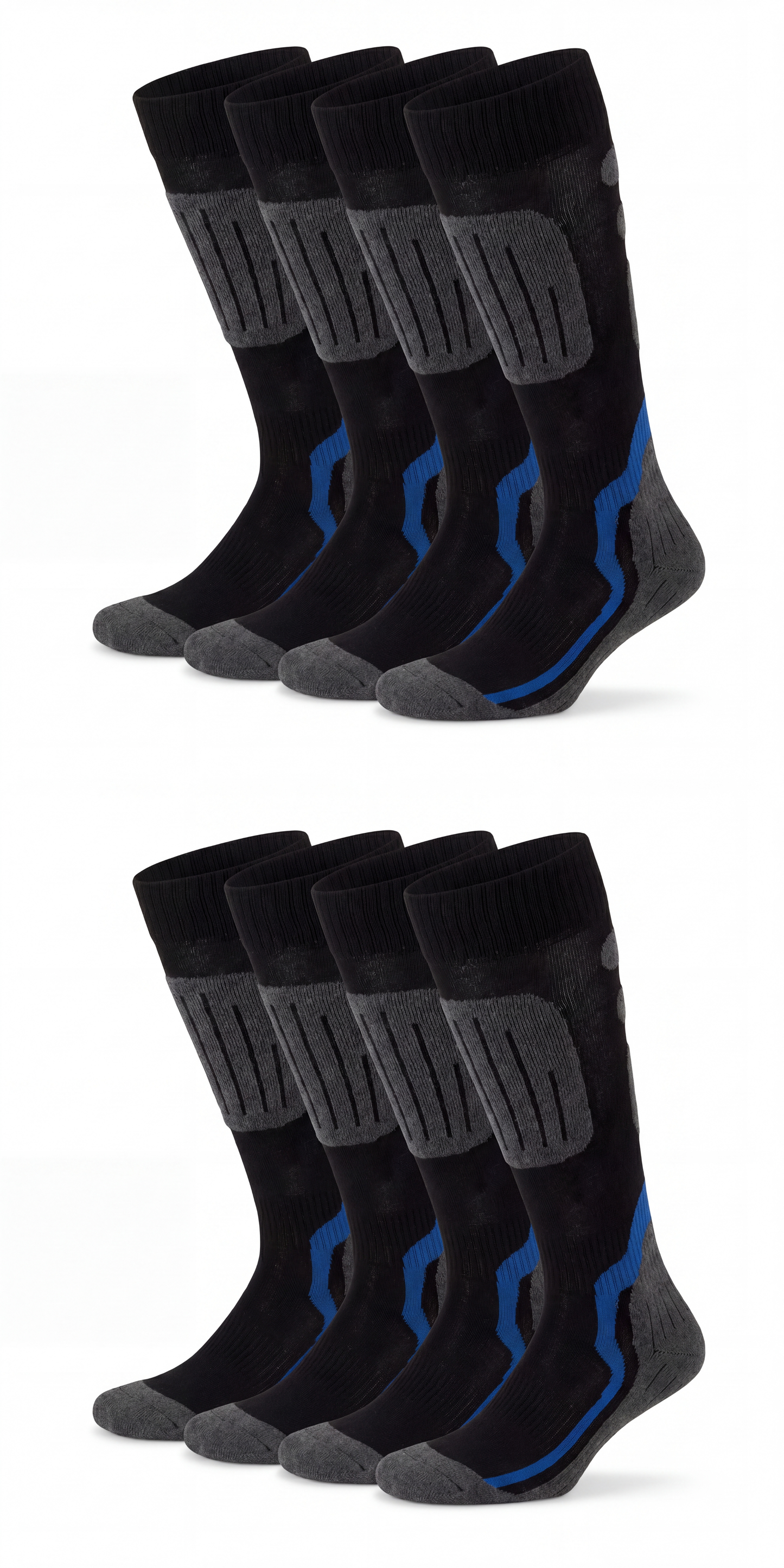 Ski Socken Bio-Baumwolle gepolstert