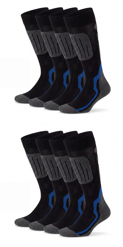 Ski Socken Bio-Baumwolle gepolstert