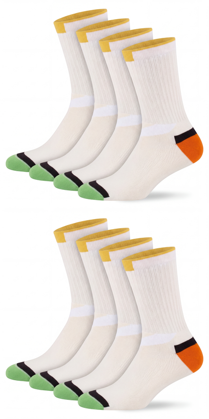 Sportsocke 3 farbig Bio-Baumwolle