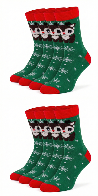 Ugly Christmas Socken "Rentier" Bio Baumwolle