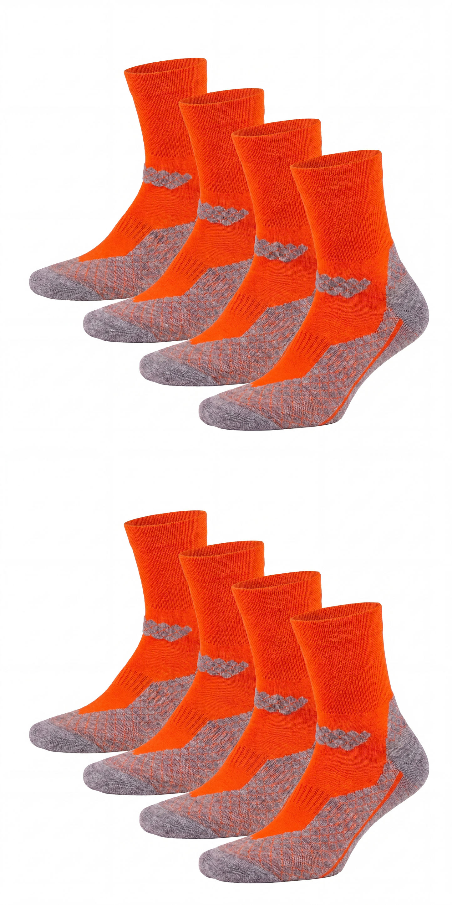 Bunte Trekking Socken kurz All Season Merino