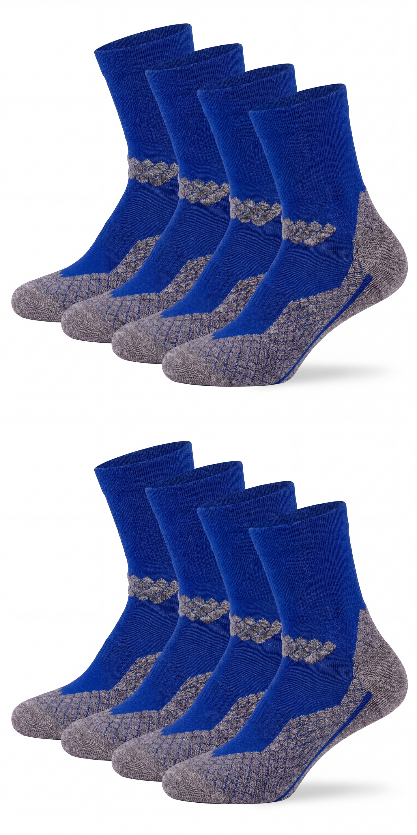 Bunte Trekking Socken kurz All Season Merino