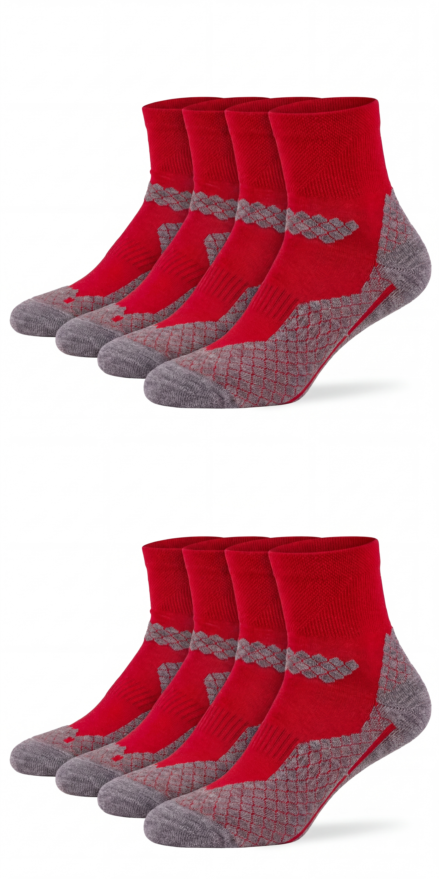 Bunte Trekking Socken kurz All Season Merino