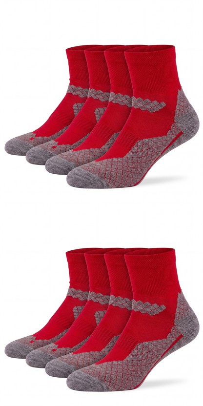 Bunte Trekking Socken kurz All Season Merino