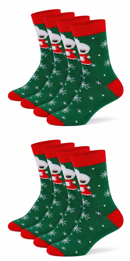 Ugly Christmas Socken "Weihnachtsfrau" Bio Baumwolle
