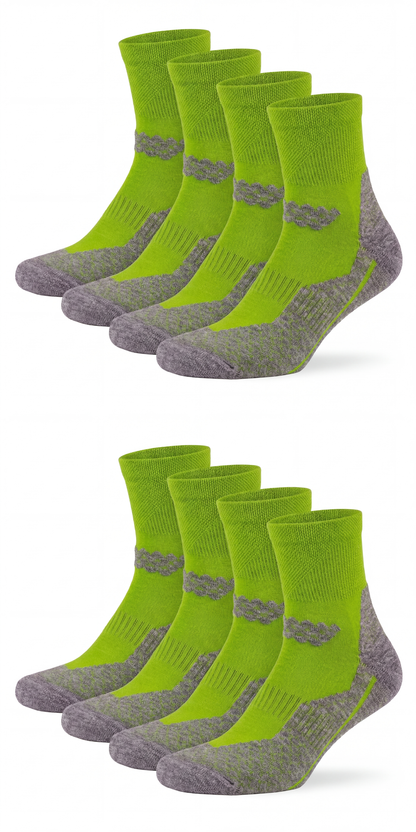 Bunte Trekking Socken kurz All Season Merino
