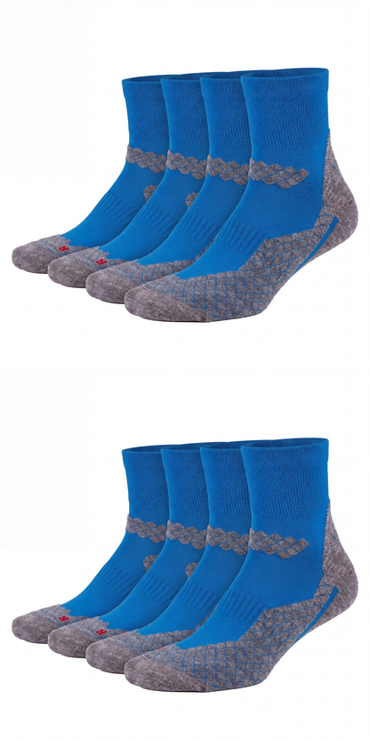 Bunte Trekking Socken kurz All Season Merino