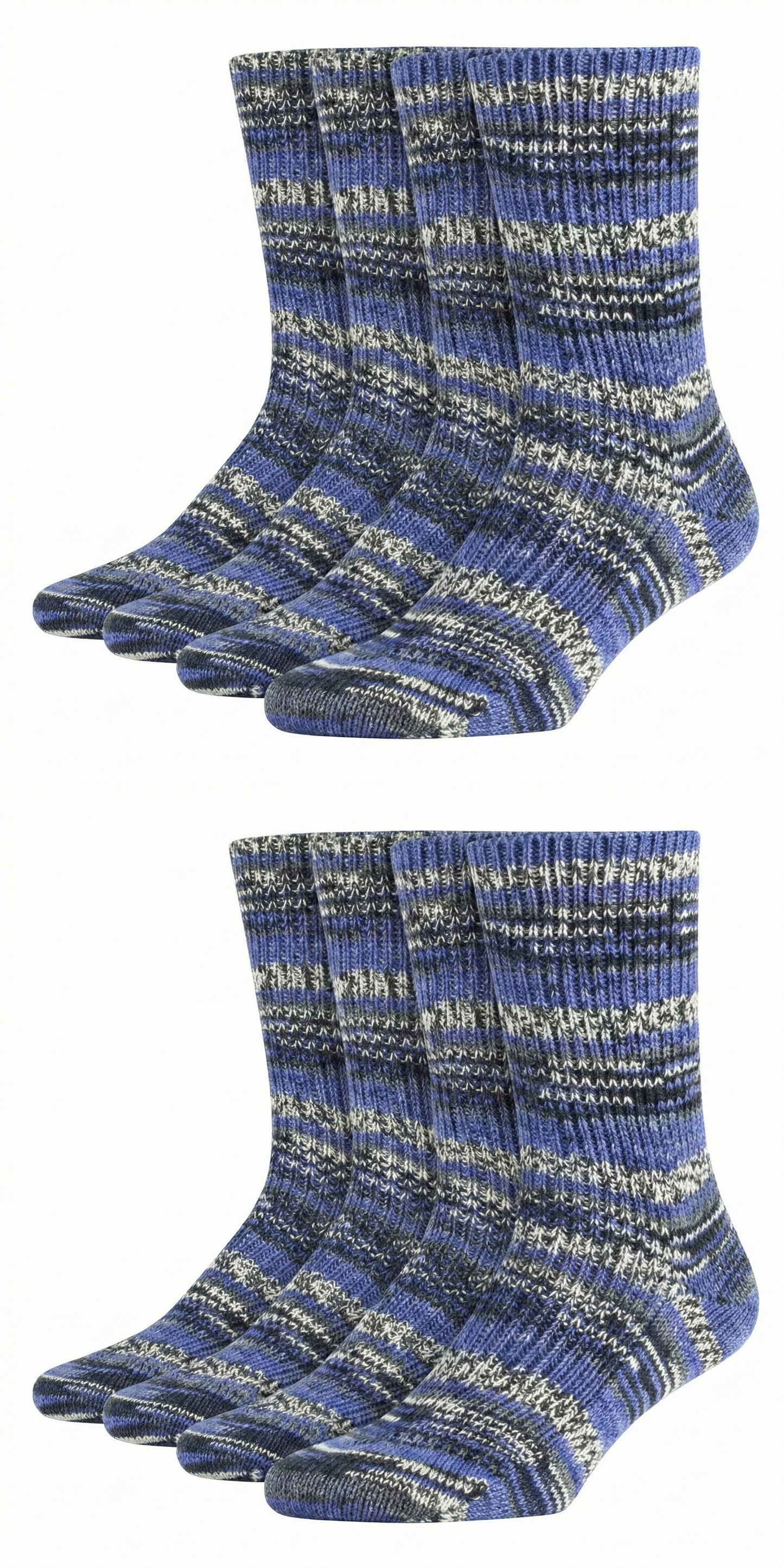 Bunte Handstrick Komfort-Socken