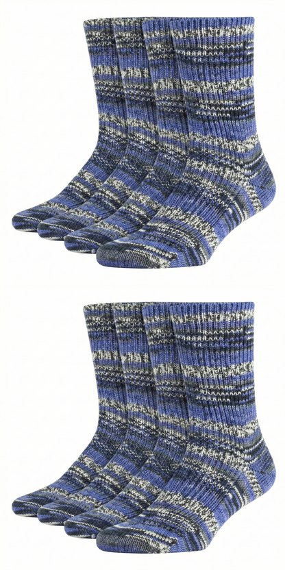 Bunte Handstrick Komfort-Socken