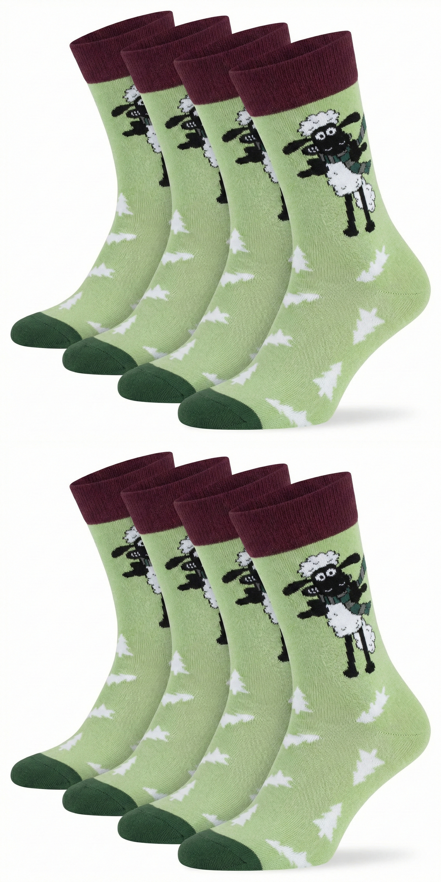 Kids - Shaun das Schaf Socken Tannenbaum Bio Baumwolle