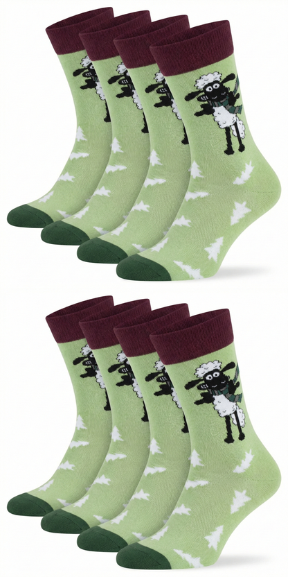 Kids - Shaun das Schaf Socken Tannenbaum Bio Baumwolle