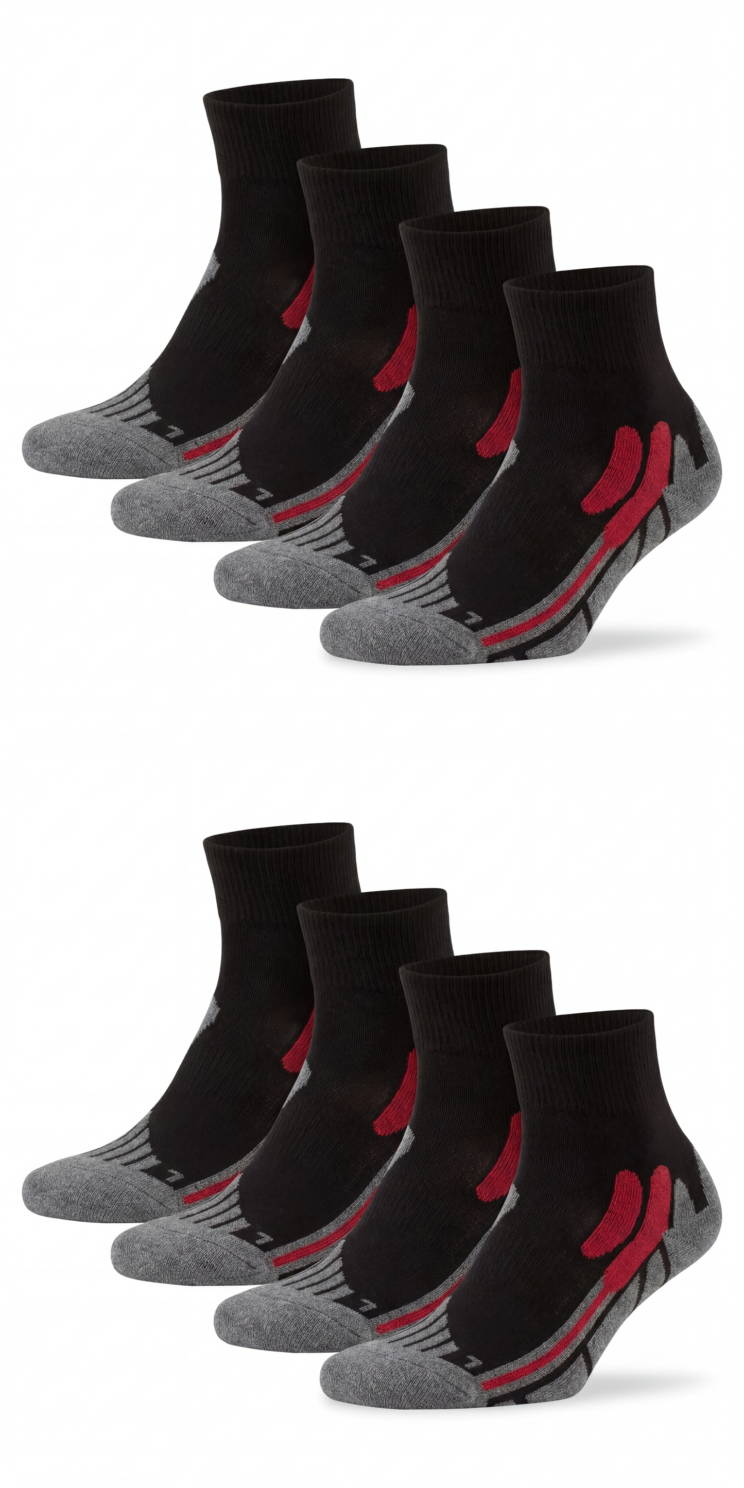 Trekking Sneaker Socken Coolmax Bio Baumwolle