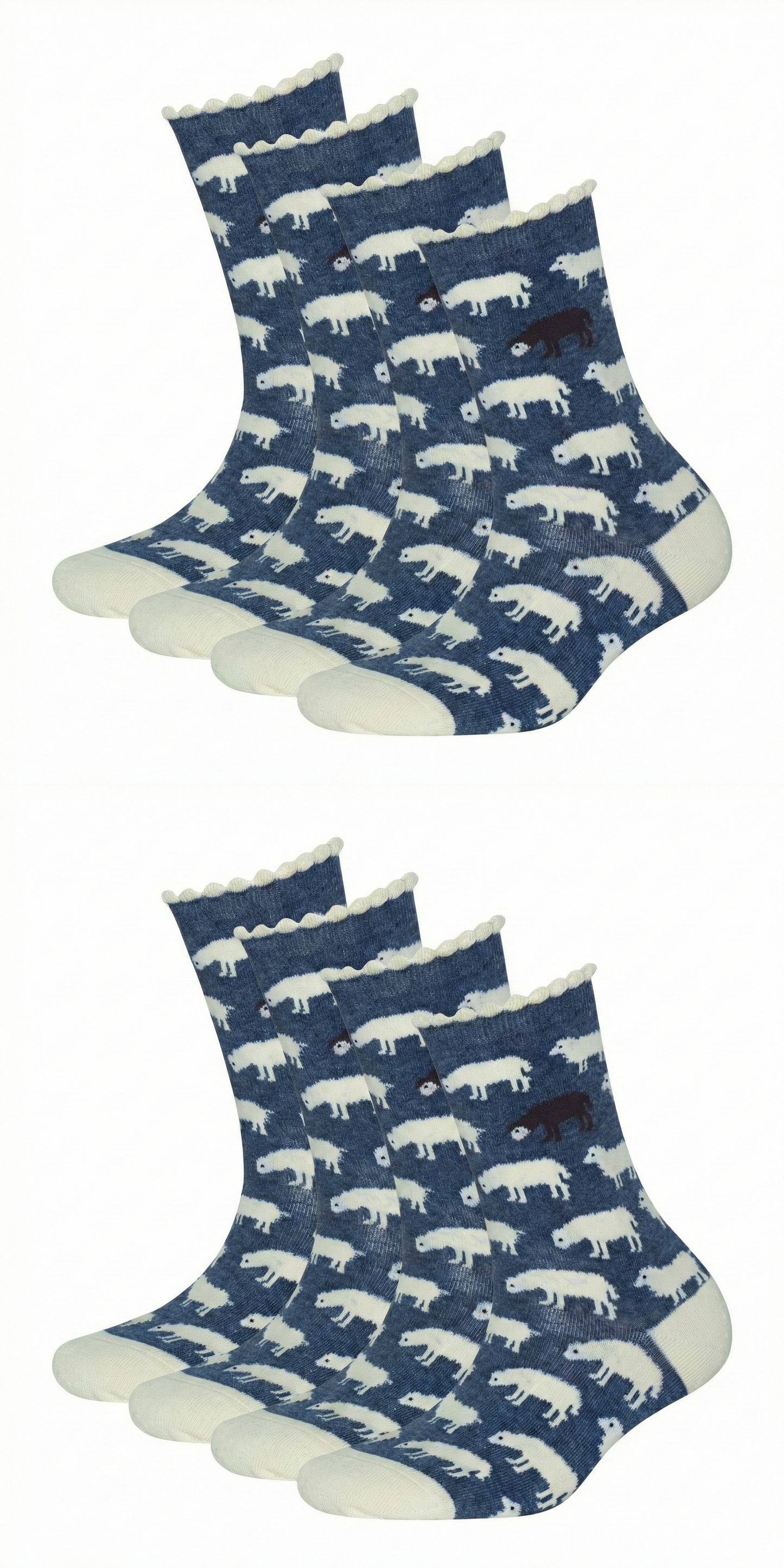 Motivsocken Schafe Bio Baumwolle