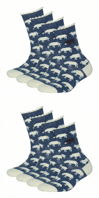 Motivsocken Schafe Bio Baumwolle