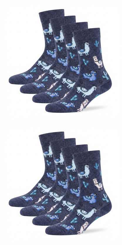 Motivsocken Lamas Bio Baumwolle