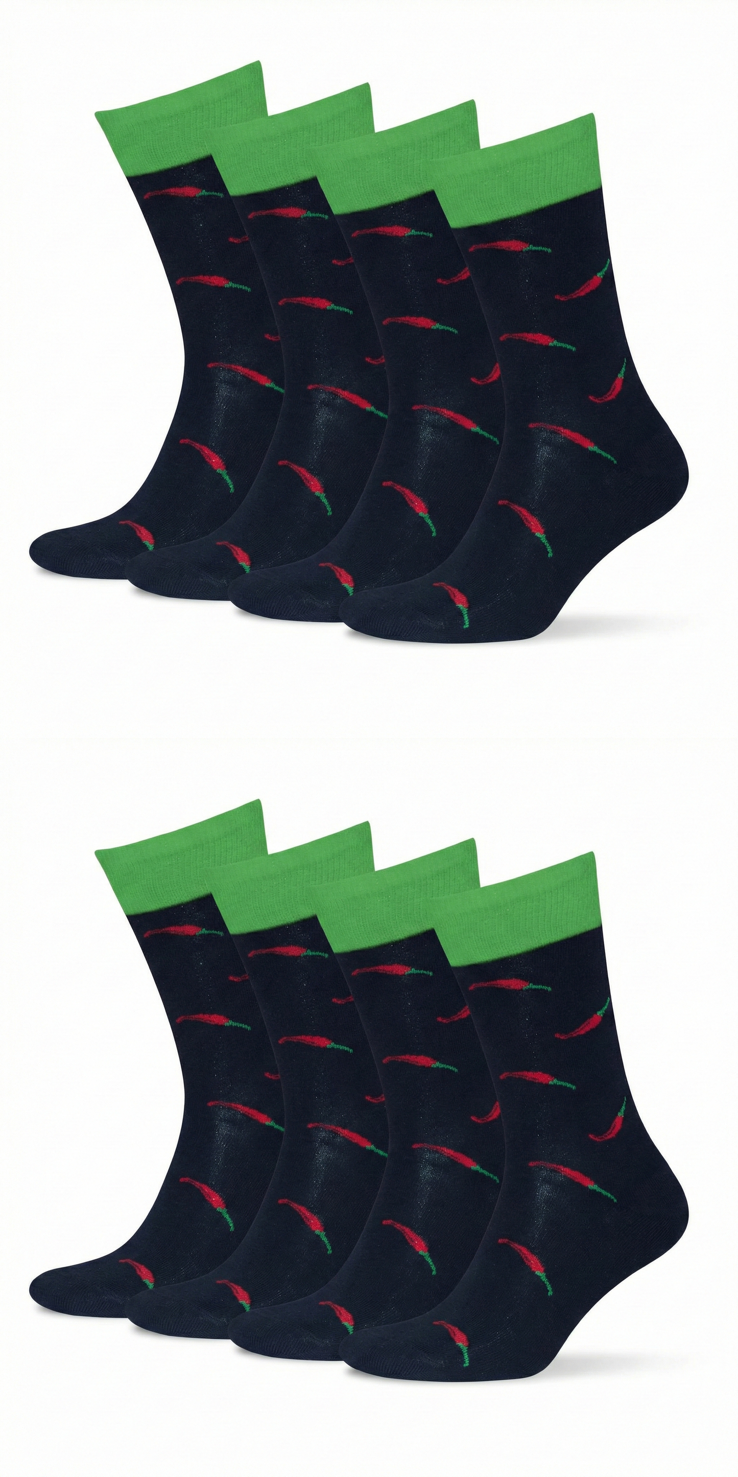 Motivsocken Chili Bio Baumwolle