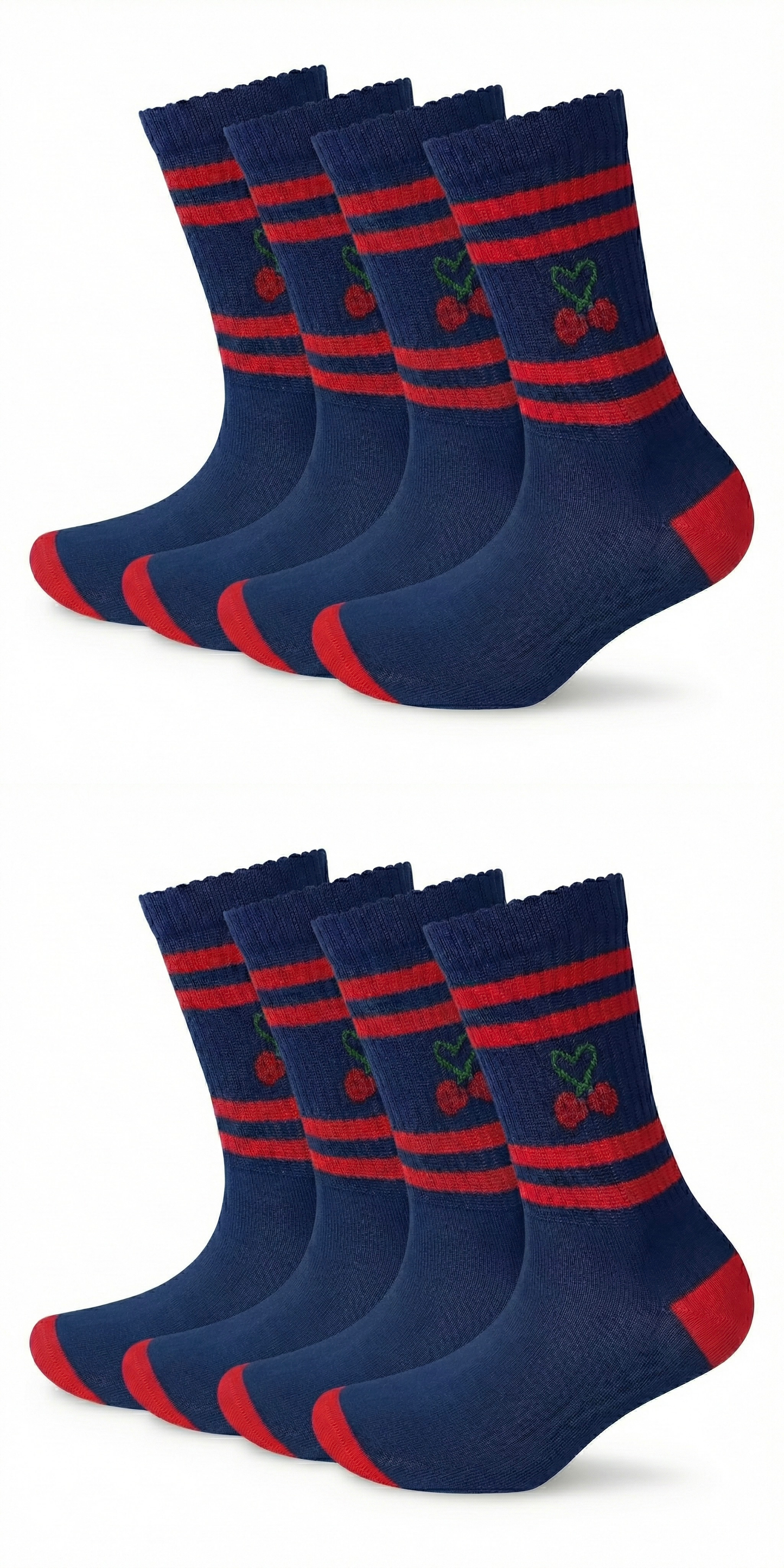 Motivsocken Cherry