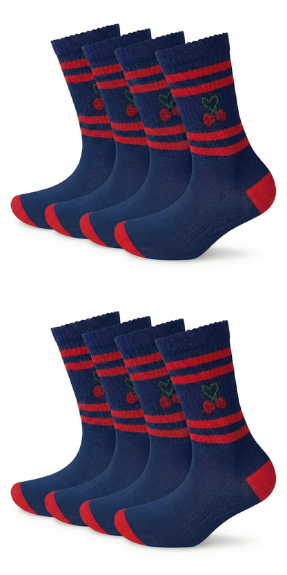 Motivsocken Cherry