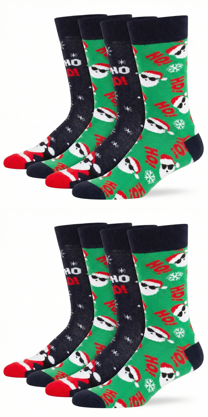 Ugly Christmas Socken "Santa Mix" Bio Baumwolle