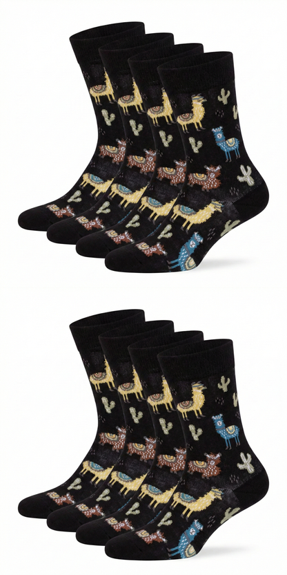 Motivsocken Lamas Bio Baumwolle