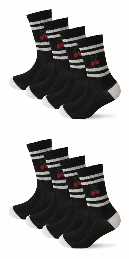 Motivsocken Cherry