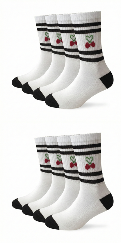 Motivsocken Cherry