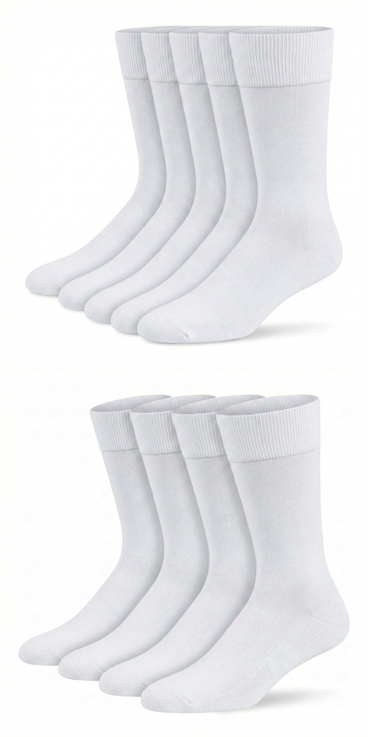 Arzt-Socken Weiss Bio Baumwolle