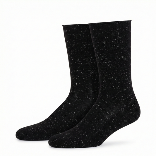 Damen Glamour Socken aus Baumwolle 2er Pack
