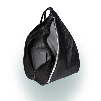 Lenz geprägt Leder Rucksack