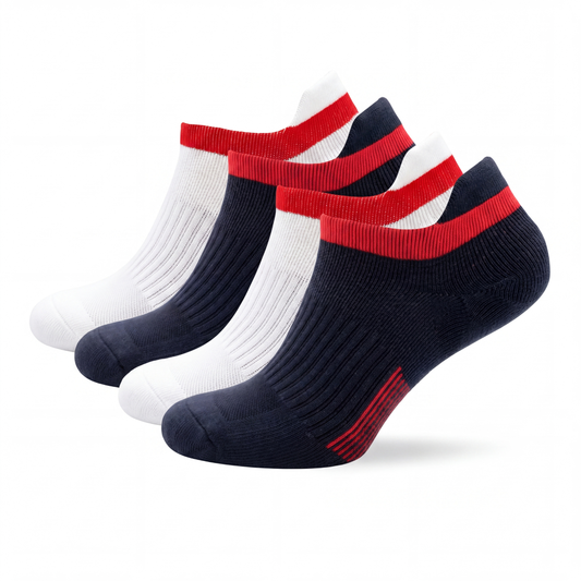 Red Rim Sport Sneaker 2er Pack