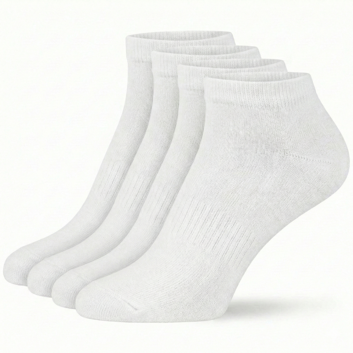 Basic Sneaker Schwarz/Weiss Bio Baumwolle 2er Pack